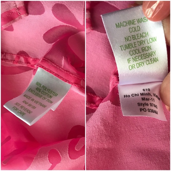 Lilly Pulitzer Eliot Resort Pink Floral Button Top - Picture 5 of 8